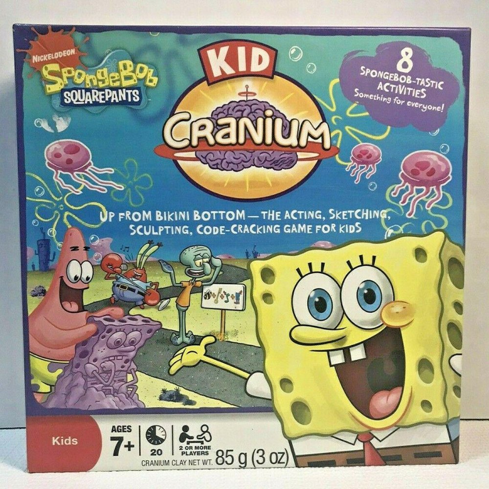 SpongeBob SquarePants Kid Cranium Board Game CIB